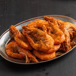 กุ้งถัง M (Shrimp) เสิร์ฟพร้อมซอสออริจินัล นำเข้าเครื่องเทศจากอเมริกา มากถึง 15 ชนิด