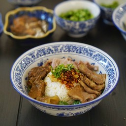 G3. ข้าวต้มแห้งลิ้นวัว เนื้อสด เนื้อตุ๋น เอ็นตุ๋น