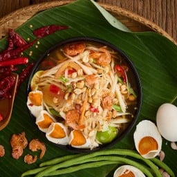 ตำไทยไข่เค็ม