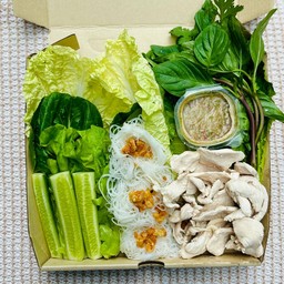 เมี่ยงอกไก่สไลด์