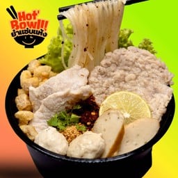 เส้นเล็กต้มยำแซ่บแห้งมะนาวสด