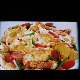 ยำไข่ดาวหมูสับ