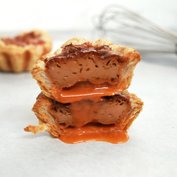 Thai Tea Egg Tart