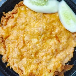 ข้าวไข่เจียวใส่ไข่2ฟอง