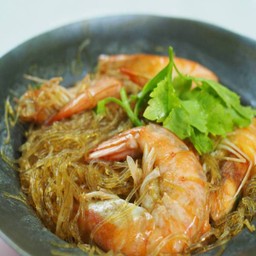 กุ้งอบวุ้นเส้น