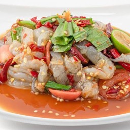 ยำกุ้งสด