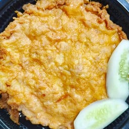 ข้าวไข่เจียวหมูสับใส่ไข่2ฟอง