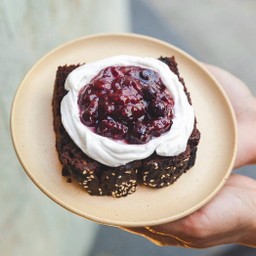 Chocolate  Tahini Banana Bread with Toppings (VG, GF,DF)