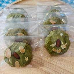 คุกกี้ชาเขียวอัลมอนด์