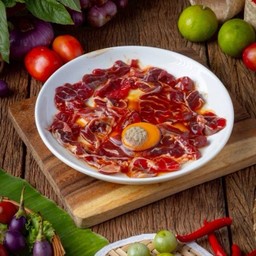 เพิ่ม เนื้อลายจุ่ม(จานใหญ่)