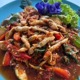 หอยหลอดโหดกระชาก-หอยหลอยผัดฉ่า