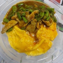 ข้าวไข่ข้น+เครื่องแกง