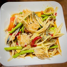 ตำปลาร้าปูม้าสด