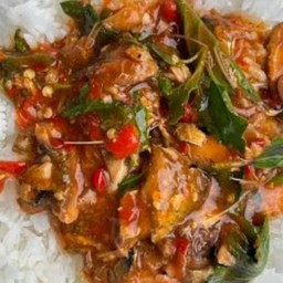 ข้าวกะเพราปลากระป๋อง