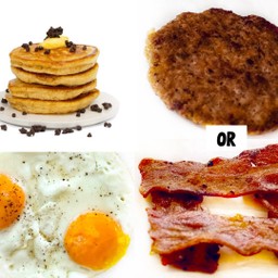 Chocolate Chip Pancakes Plate