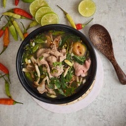 ต้มแซ่บเนื้อน่องลายโคขุน