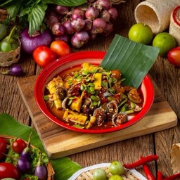 ตำหน่อไม้หอยแครง