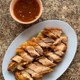 หมูกรอบสับ.