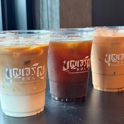 [เซตสุดฮิต] ชาไทย Thai Tea (ไม่ใส่สี) + อเมริกาโน่ (โกปี้) Americano