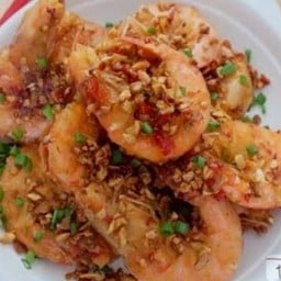 กุ้งคั่วพริกเกลือ
