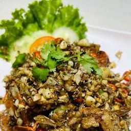 ปูนิ่มคั่วพริกเกลือ