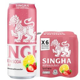สิงห์พิงค์เลม่อนโซดา 330 มล.
