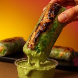 สลัดโรลไก่ย่าง