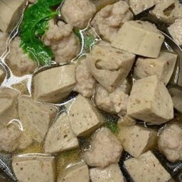 ต้มจืดหมูสับ,หมูยอ