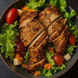 สลัดหน้าอกไก่พริกไทยดำ 1 ชิ้น