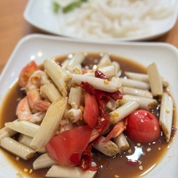 ตำไหลบัวกุ้งสุก