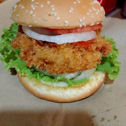 เบอร์เกอร์ไก่ทอด