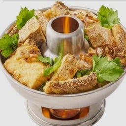 หัว-เนื้อปลาเก๋าต้มเผือก (ใหญ่)