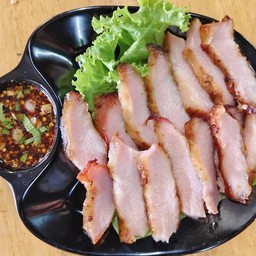 คอหมูย่าง (น้ำจิ้มแจ่ว)