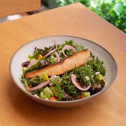 Hot Smoked Salmon Salad (GF, DF)
