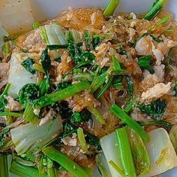 [อร่อยซ่ากับโค้ก] สุกี้แห้ง +  โค้ก ออริจินัล (ขวด)