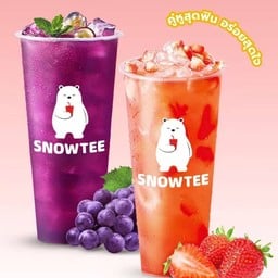 ชาองุ่นโบโบ้ + ชาสตรอเบอร์รี่โบโบ้