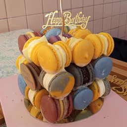 แฮปปี้เบิร์ธเดย์ มาการอง เค้ก