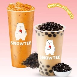 ชาไทยฟิลกู๊ด + ชานมไข่มุก