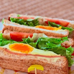 แซนวิช แฮมชีส ไข่ดาว