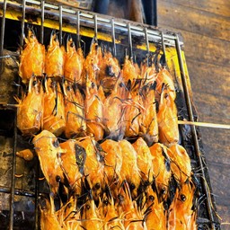 หัวกุ้งเสียบไม้