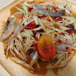 ตำกุ้งสด