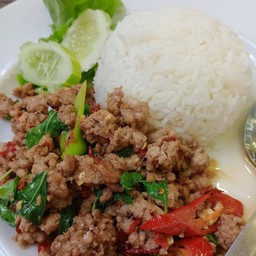 ข้าวกระเพราหมูสับ