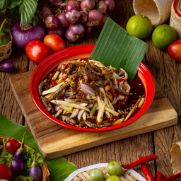 ตำมะม่วงปลากรอบ