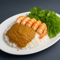 ข้าวกุ้งแกะ