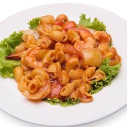 มักกะโรนีกุ้ง