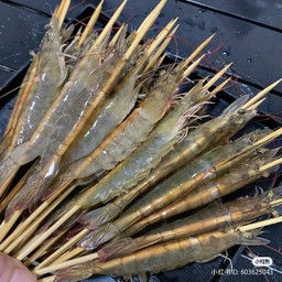 กุ้งสดเนื้อช่ำๆ