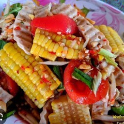 ตำข้าวโพดหมูยอ