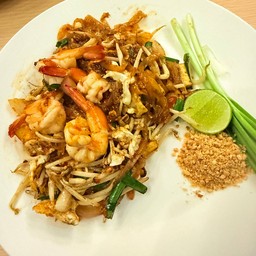 ผัดไทยกุ้ง Pad Thai shrimp