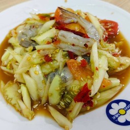 ตำแตงกุ้งสด