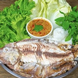 ปลานิลเผาเกลือ